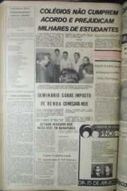 Página do jornal Correio do Ceará de março de 1975