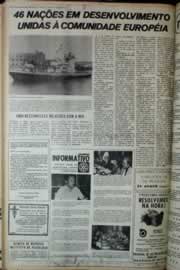 Página do jornal Correio do Ceará de março de 1975