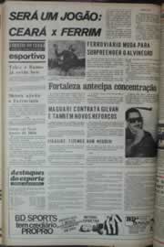 Página do jornal Correio do Ceará de março de 1975