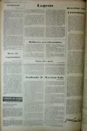 Página do jornal Correio do Ceará de março de 1975