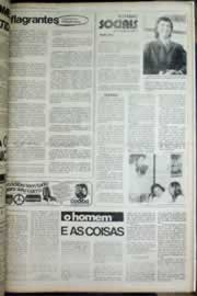 Página do jornal Correio do Ceará de março de 1975
