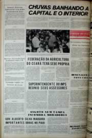 Página do jornal Correio do Ceará de março de 1975