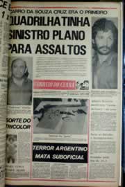 Página do jornal Correio do Ceará de março de 1975