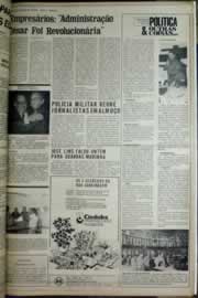 Página do jornal Correio do Ceará de março de 1975