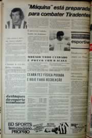 Página do jornal Correio do Ceará de março de 1975