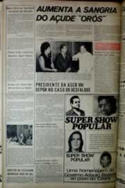 Página do jornal Correio do Ceará de março de 1975