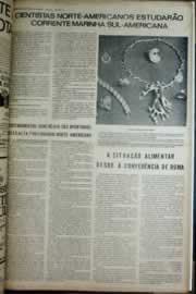 Página do jornal Correio do Ceará de março de 1975