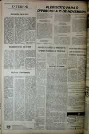 Página do jornal Correio do Ceará de março de 1975