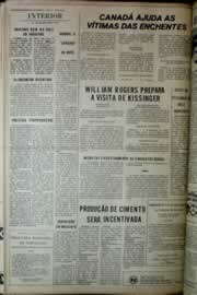 Página do jornal Correio do Ceará de março de 1975