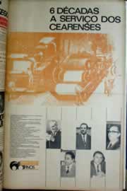 Página do jornal Correio do Ceará de março de 1975