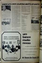 Página do jornal Correio do Ceará de março de 1975