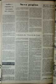 Página do jornal Correio do Ceará de março de 1975