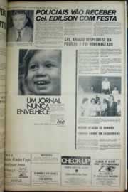 Página do jornal Correio do Ceará de março de 1975