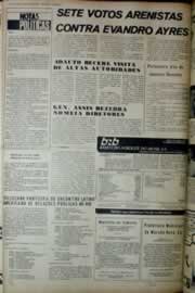 Página do jornal Correio do Ceará de março de 1975