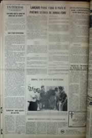 Página do jornal Correio do Ceará de março de 1975