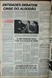 Página do jornal Correio do Ceará de março de 1975