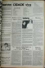 Página do jornal Correio do Ceará de março de 1975