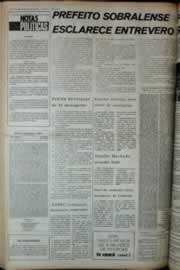 Página do jornal Correio do Ceará de março de 1975