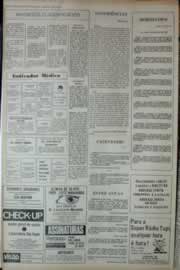 Página do jornal Correio do Ceará de março de 1975
