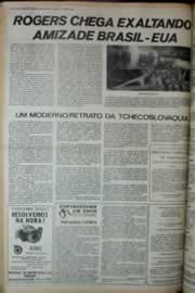 Página do jornal Correio do Ceará de março de 1975