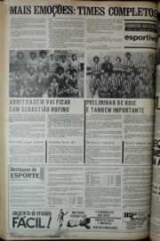 Página do jornal Correio do Ceará de março de 1975