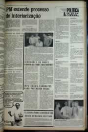 Página do jornal Correio do Ceará de março de 1975