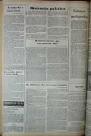 Página do jornal Correio do Ceará de abril de 1975