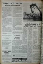Página do jornal Correio do Ceará de abril de 1975