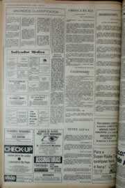 Página do jornal Correio do Ceará de abril de 1975