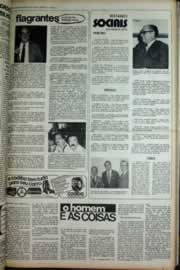 Página do jornal Correio do Ceará de abril de 1975