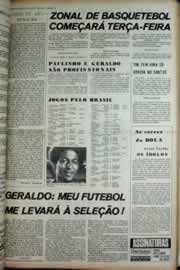 Página do jornal Correio do Ceará de abril de 1975