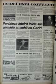 Página do jornal Correio do Ceará de abril de 1975