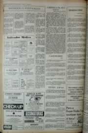 Página do jornal Correio do Ceará de abril de 1975