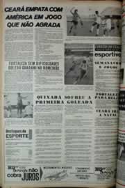 Página do jornal Correio do Ceará de abril de 1975