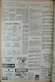 Página do jornal Correio do Ceará de abril de 1975