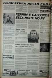 Página do jornal Correio do Ceará de abril de 1975