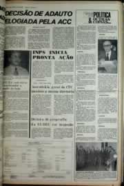 Página do jornal Correio do Ceará de abril de 1975