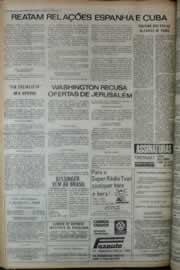 Página do jornal Correio do Ceará de abril de 1975