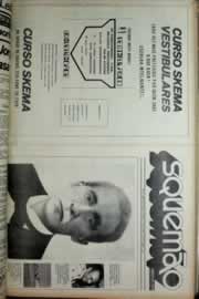 Página do jornal Correio do Ceará de abril de 1975