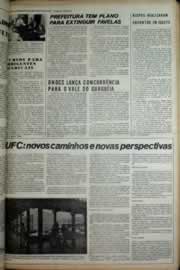 Página do jornal Correio do Ceará de abril de 1975