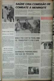 Página do jornal Correio do Ceará de abril de 1975