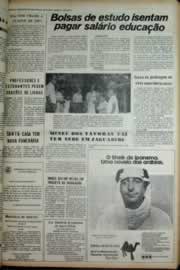 Página do jornal Correio do Ceará de abril de 1975