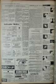 Página do jornal Correio do Ceará de abril de 1975