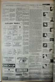 Página do jornal Correio do Ceará de abril de 1975