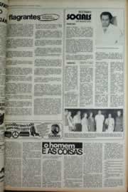 Página do jornal Correio do Ceará de abril de 1975