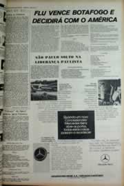 Página do jornal Correio do Ceará de abril de 1975