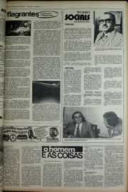 Página do jornal Correio do Ceará de abril de 1975