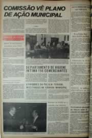 Página do jornal Correio do Ceará de abril de 1975