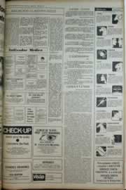 Página do jornal Correio do Ceará de abril de 1975