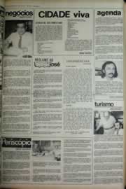 Página do jornal Correio do Ceará de abril de 1975